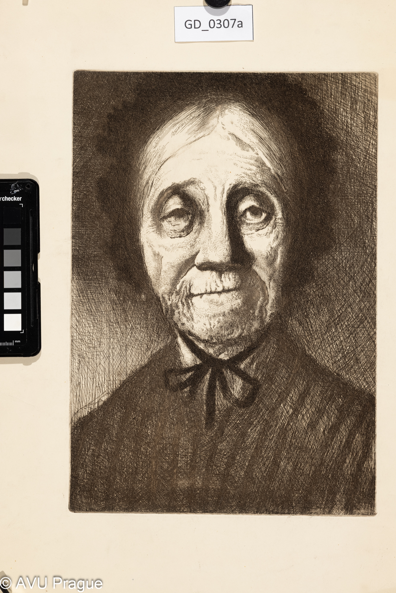 Karel Paták, Stařenka, 1952,Lept, 31,3 x 21,5, 46,1 x 35,Pukl