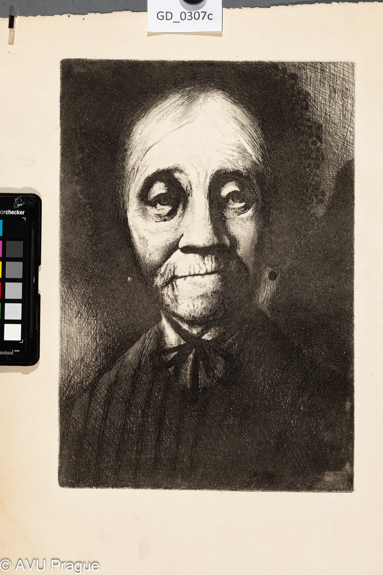 Karel Paták, Stařenka, 1952,Lept, 31,3 x 21,5, 45,3 x 35,Pukl