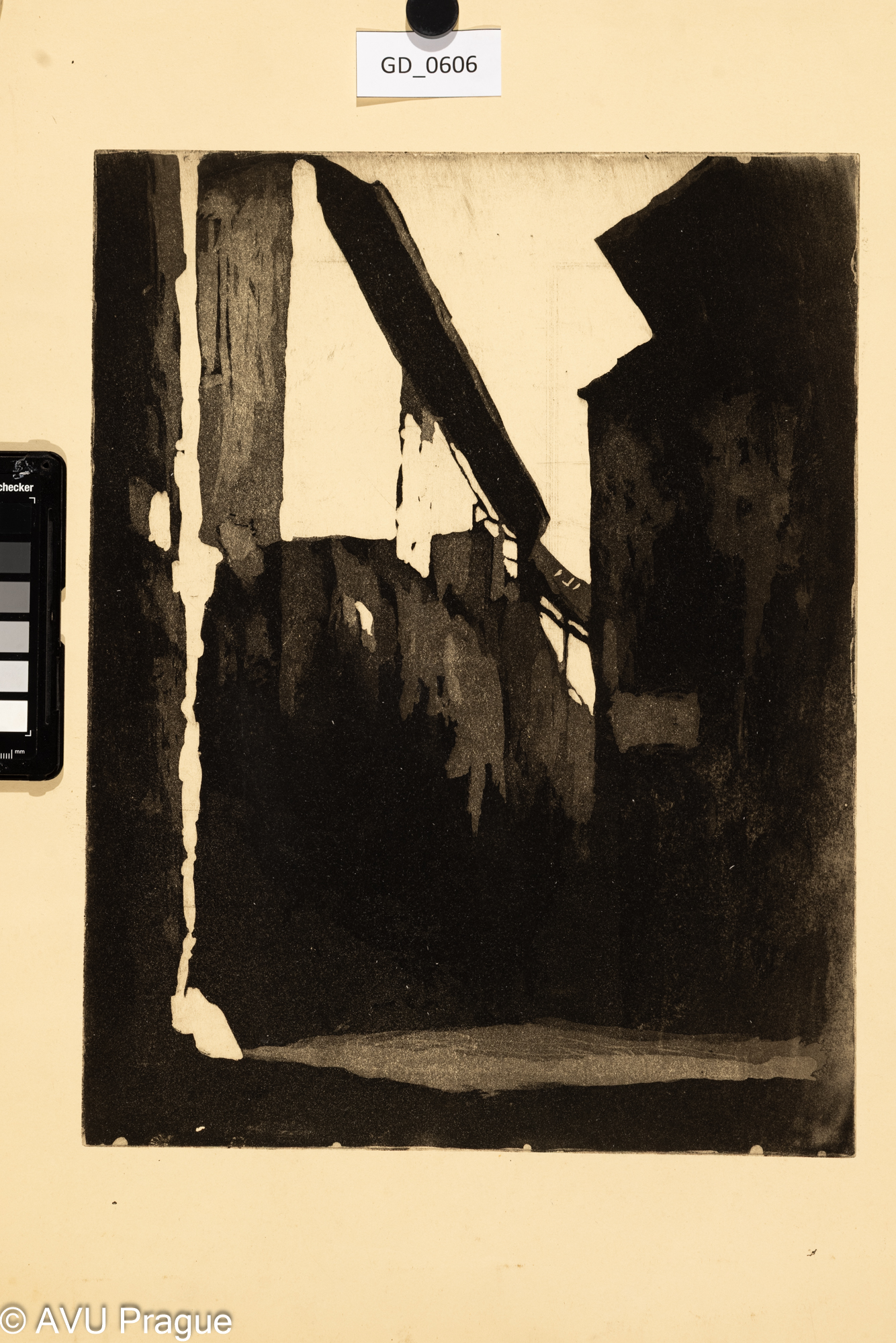 Vladimír Neuwirt, Továtna II.,Akvatinta, 37,9 x 29,2, 54 x 40, Čepelák