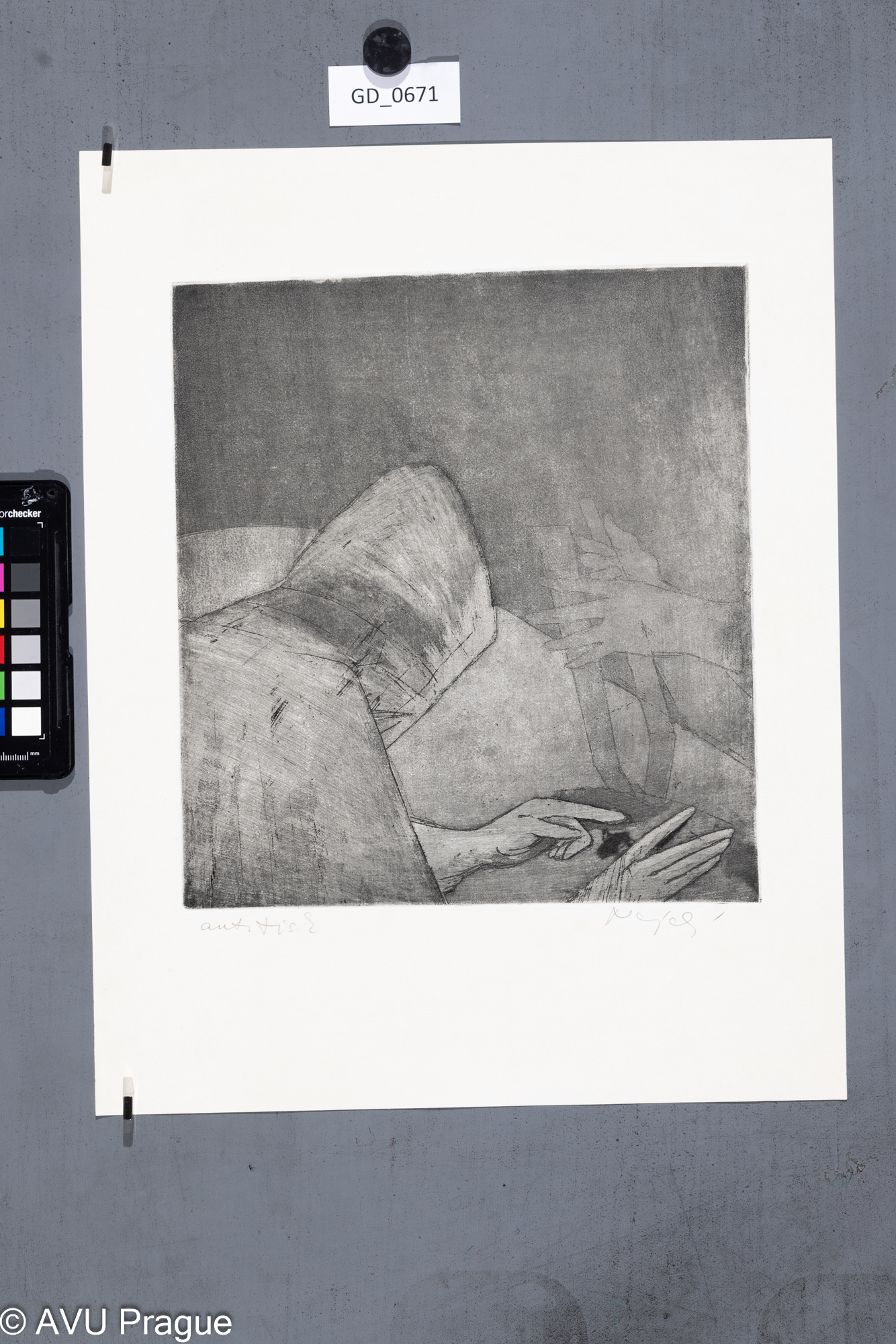 Zuzana Nováčková, Operace  III.,Lept / akvatinta, 26,7 x 24,3,40,3 x 31,5, Čepelák