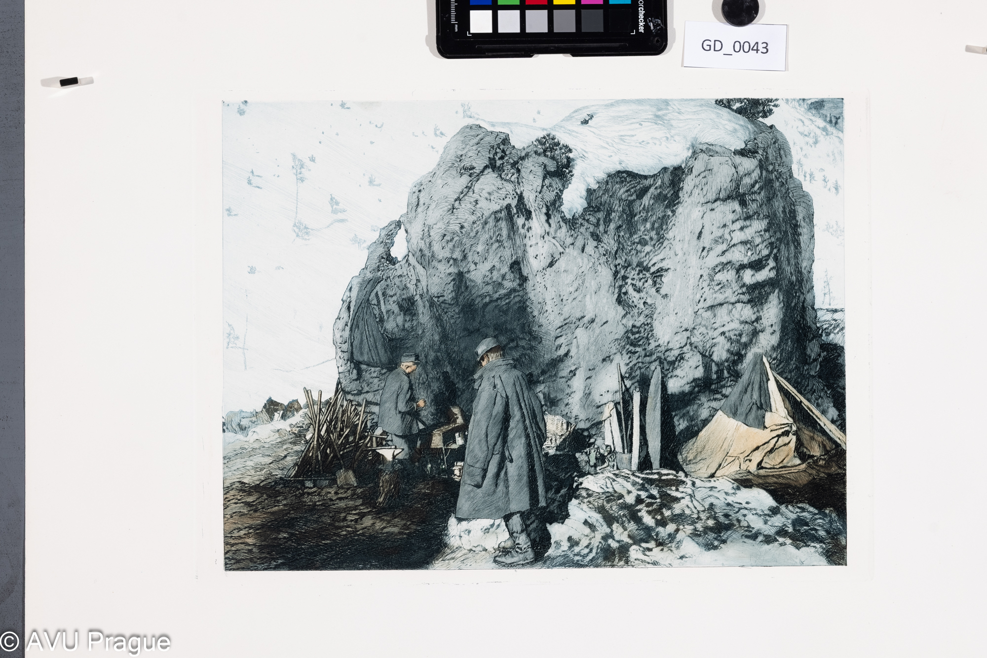 Polní kuchyně v horách