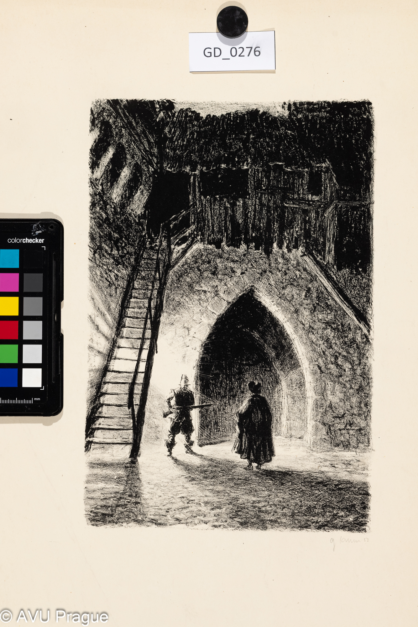 Ilustrace_hlídka před bránou