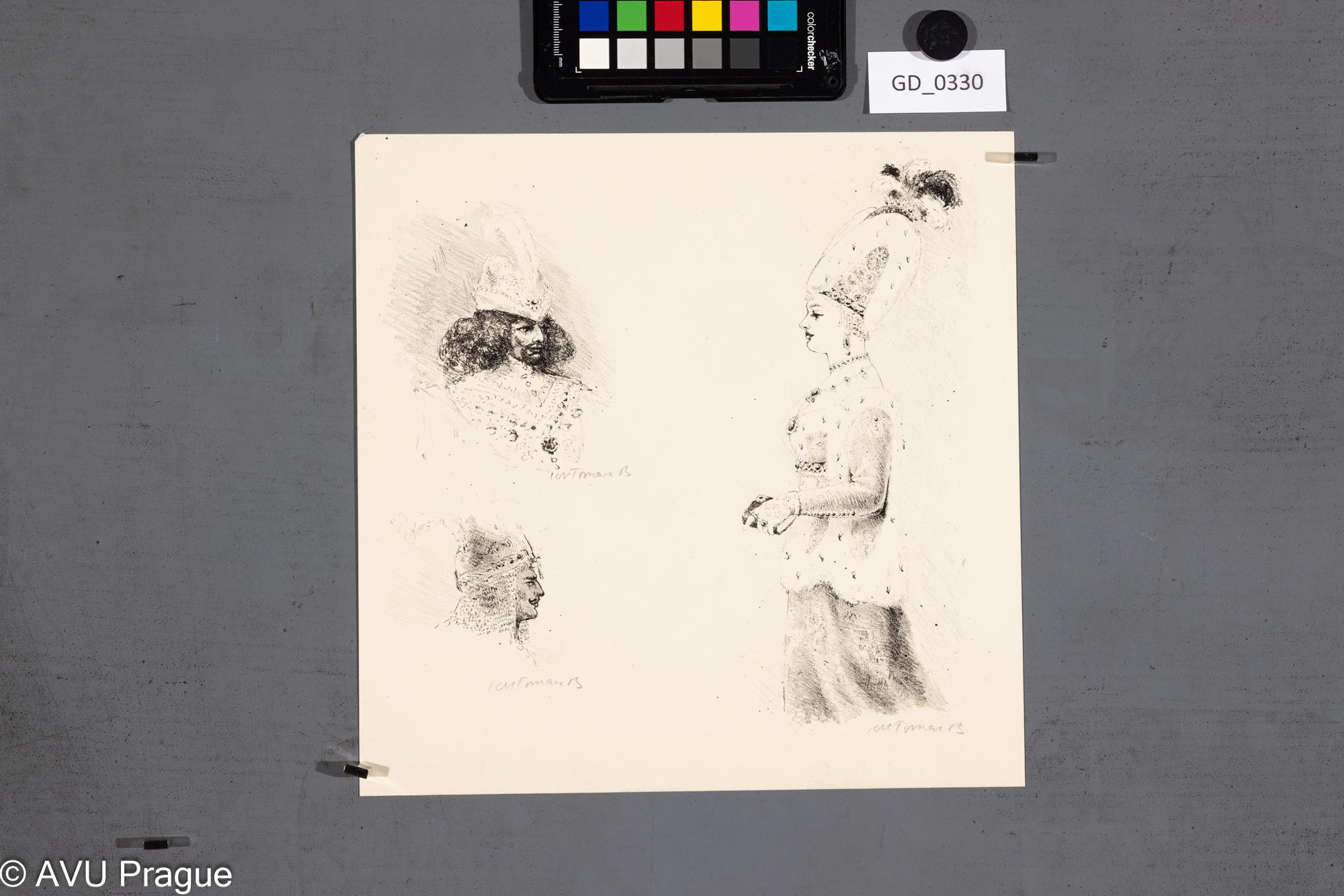 ilustrace_3x figurální orientální výjevy