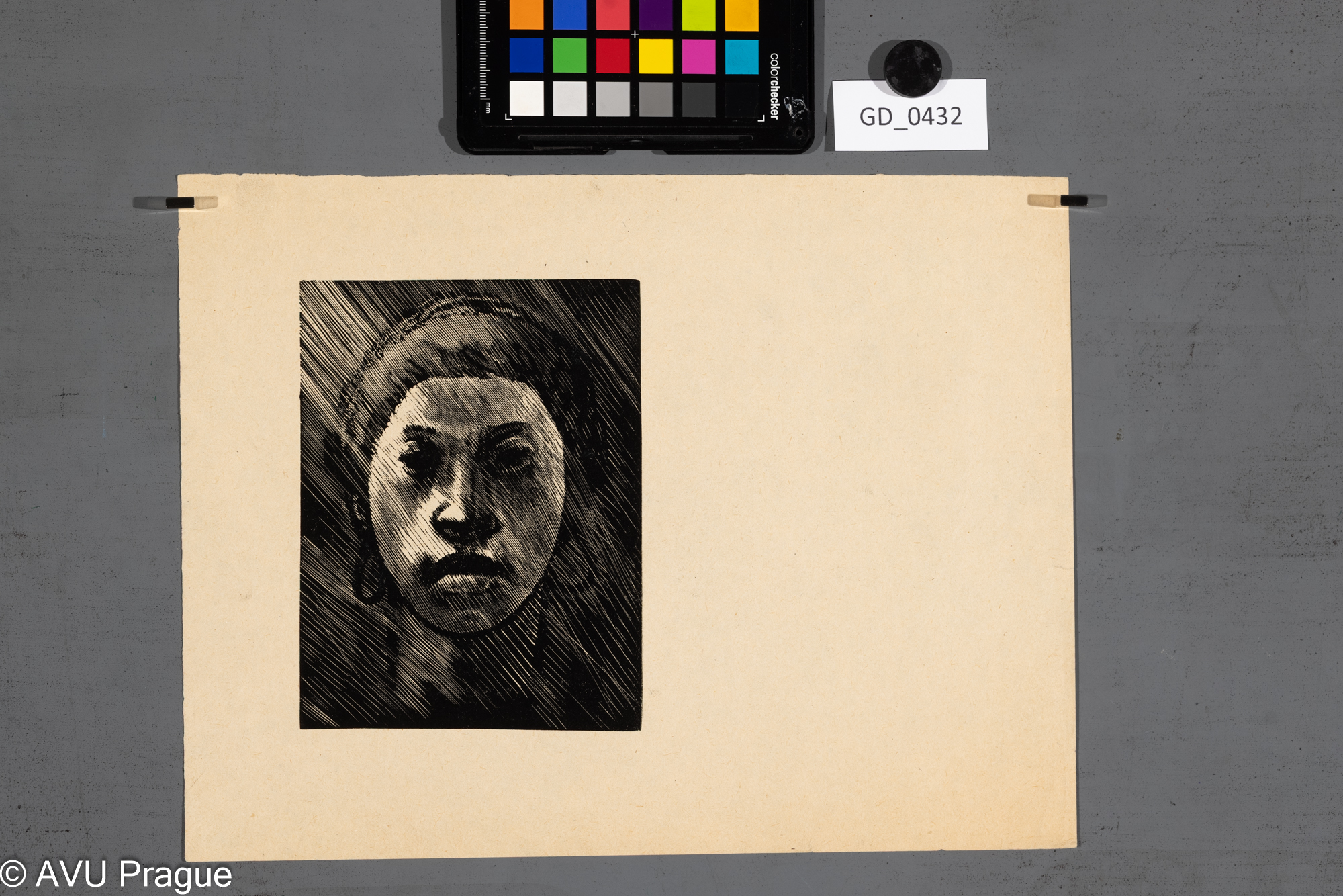 Hlava dívky_stylizované