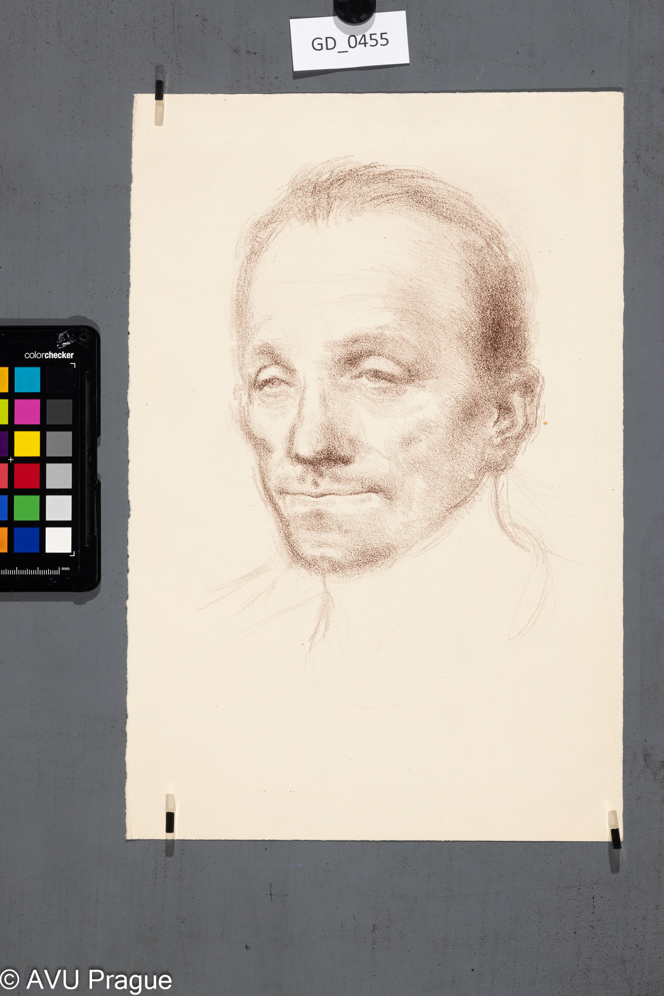 Hlava mužského modelu