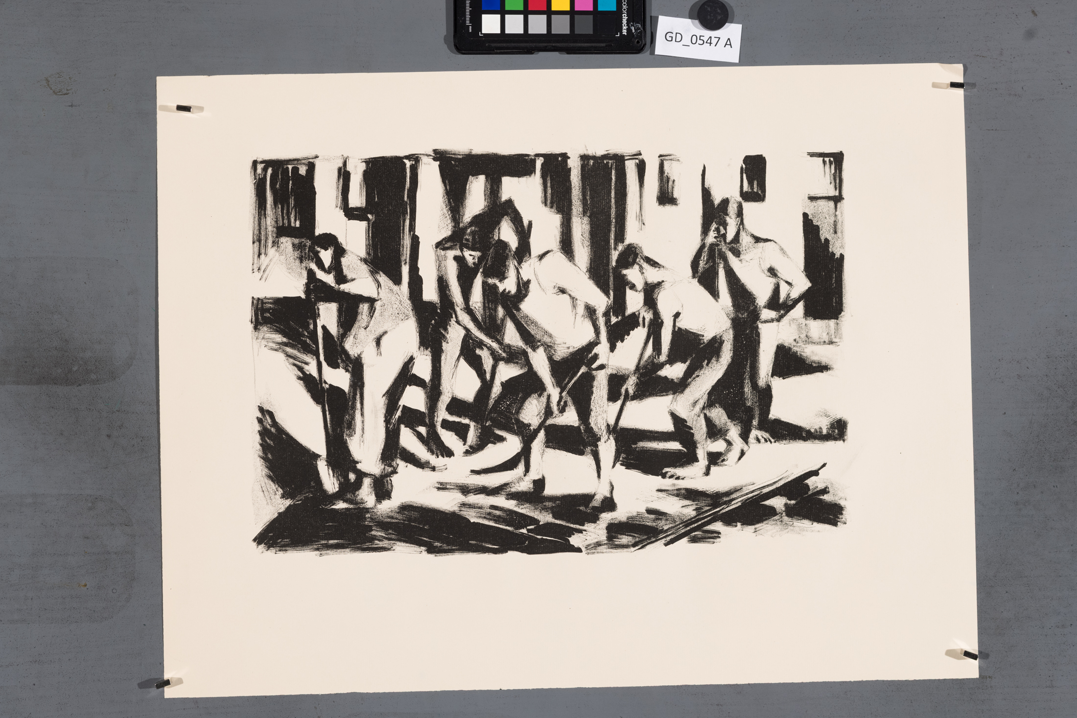 Úklid ulice_pět figur