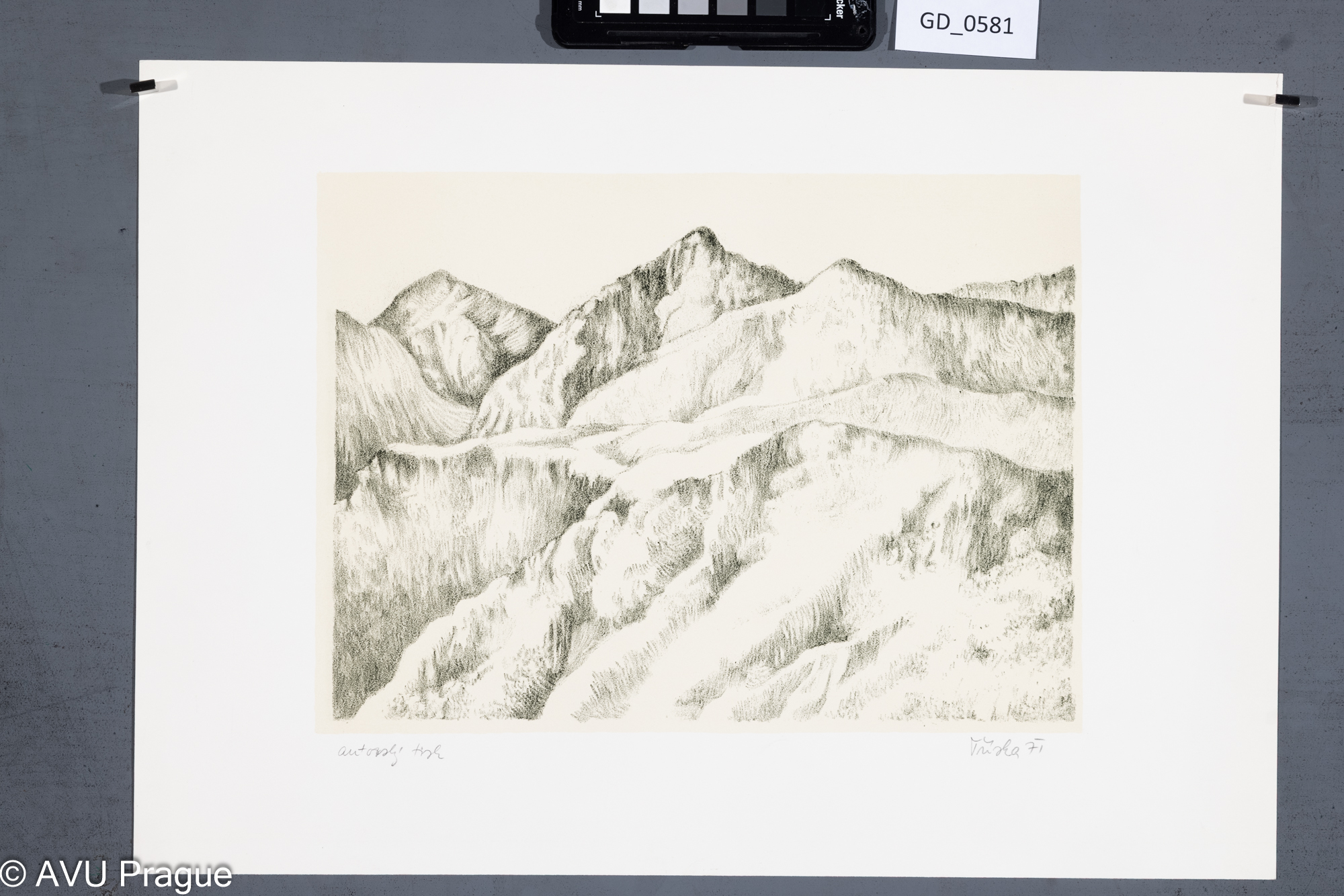 Krajina s pohořím V.