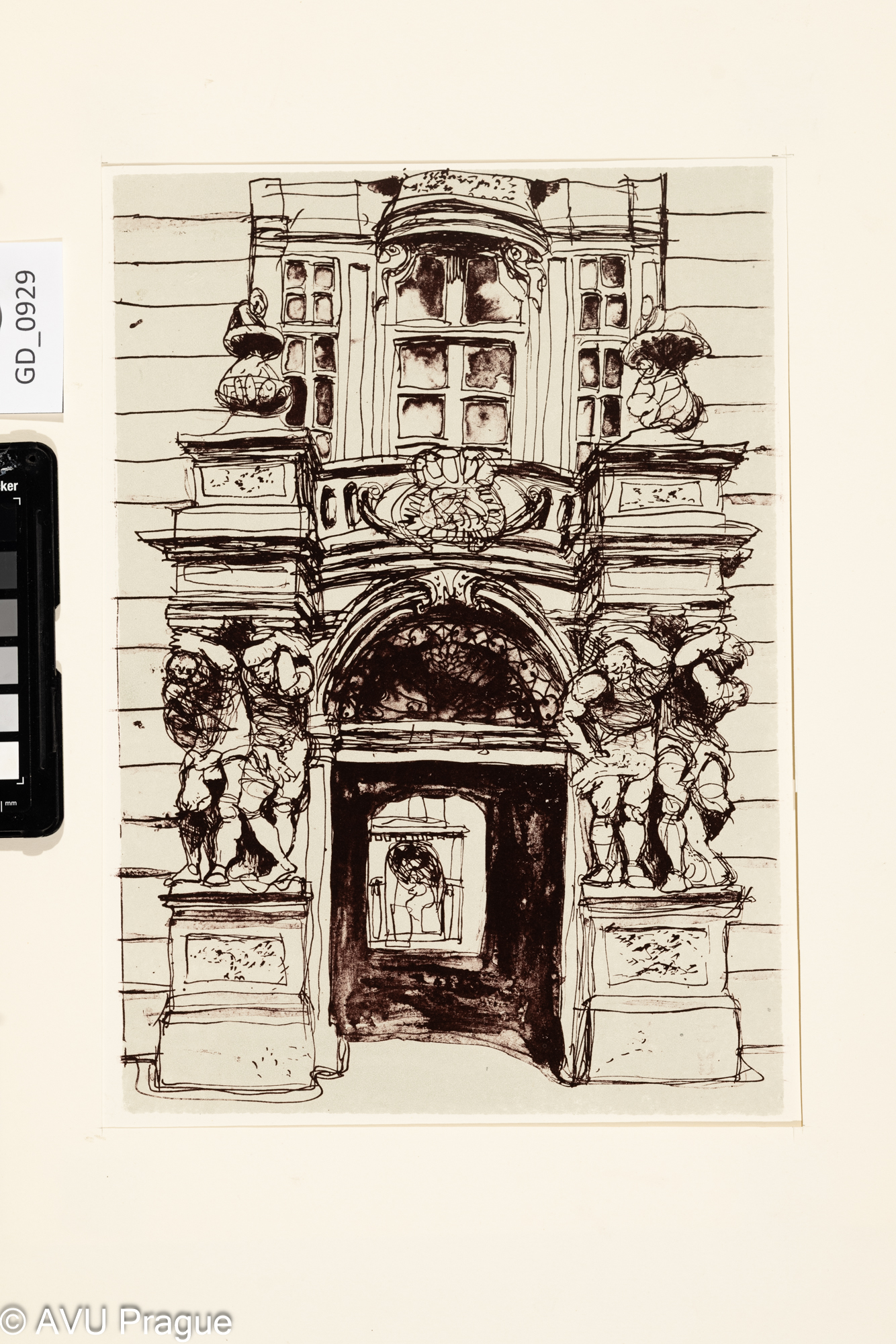 Brána Clam-Gallasova paláce v Praze