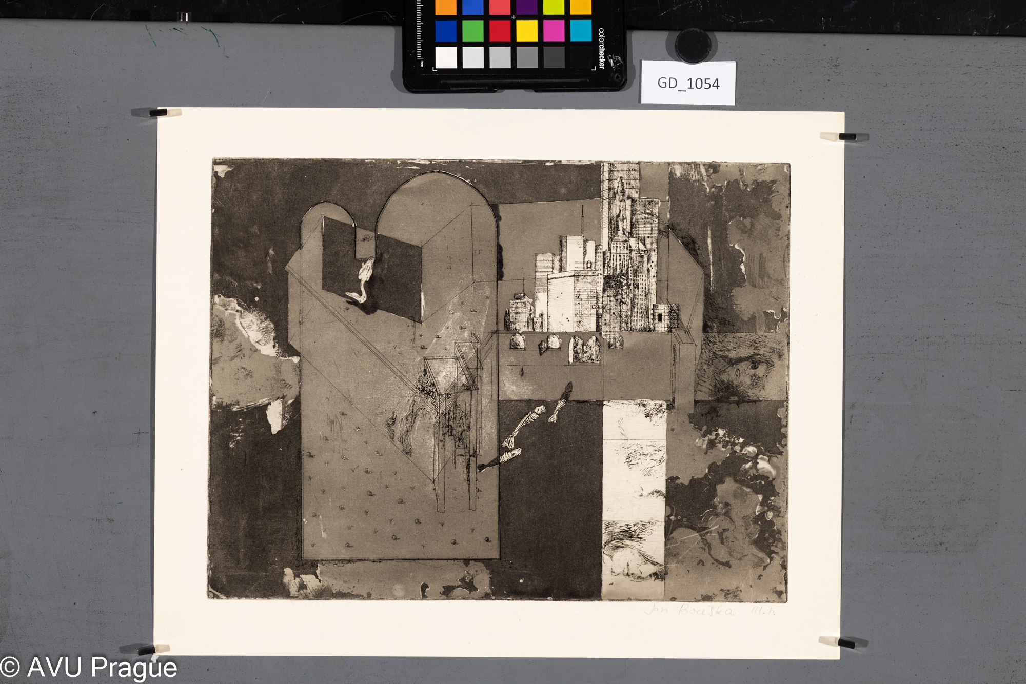 Kompozice_architektura, zátiší, figura