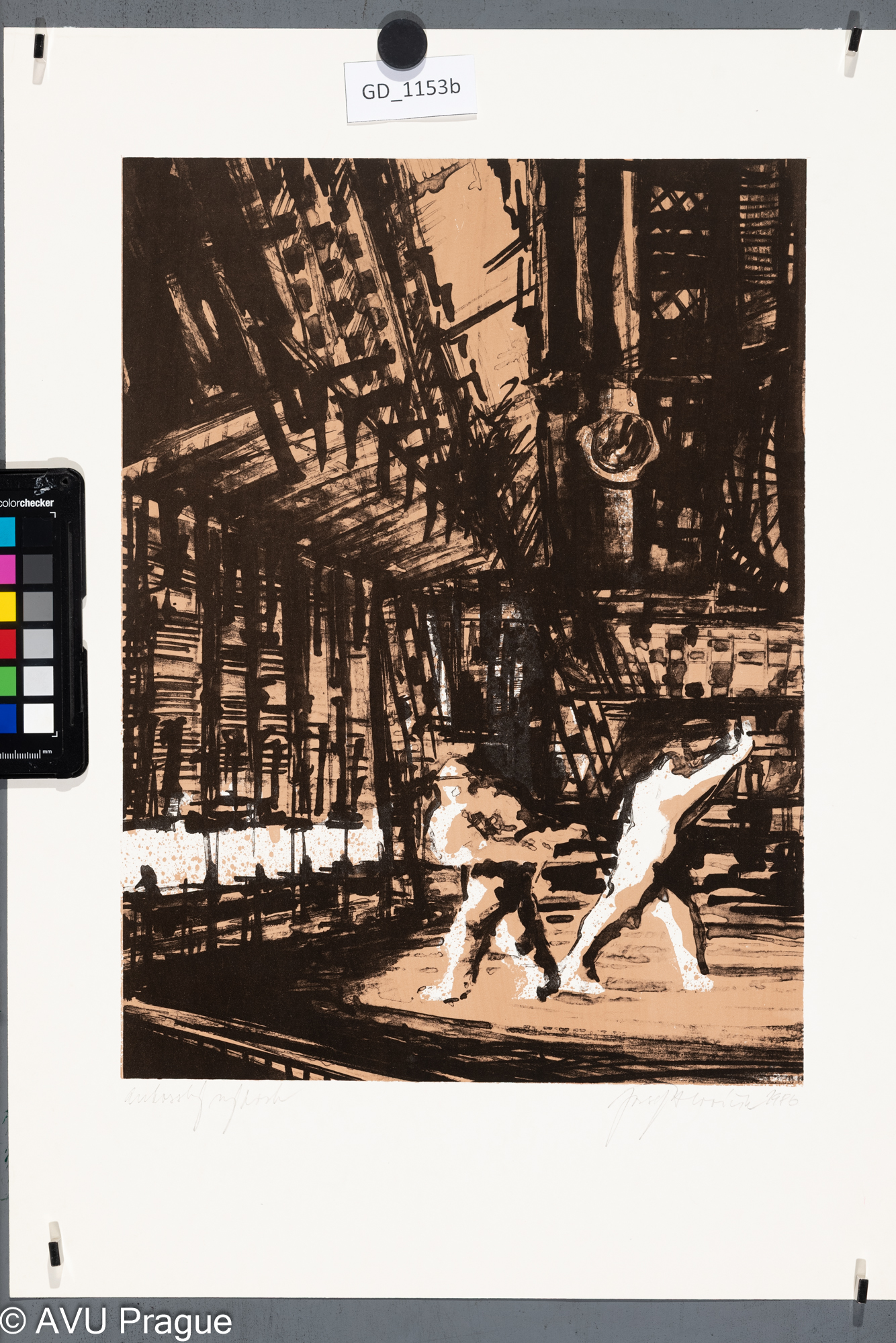 Dělníci v továrně