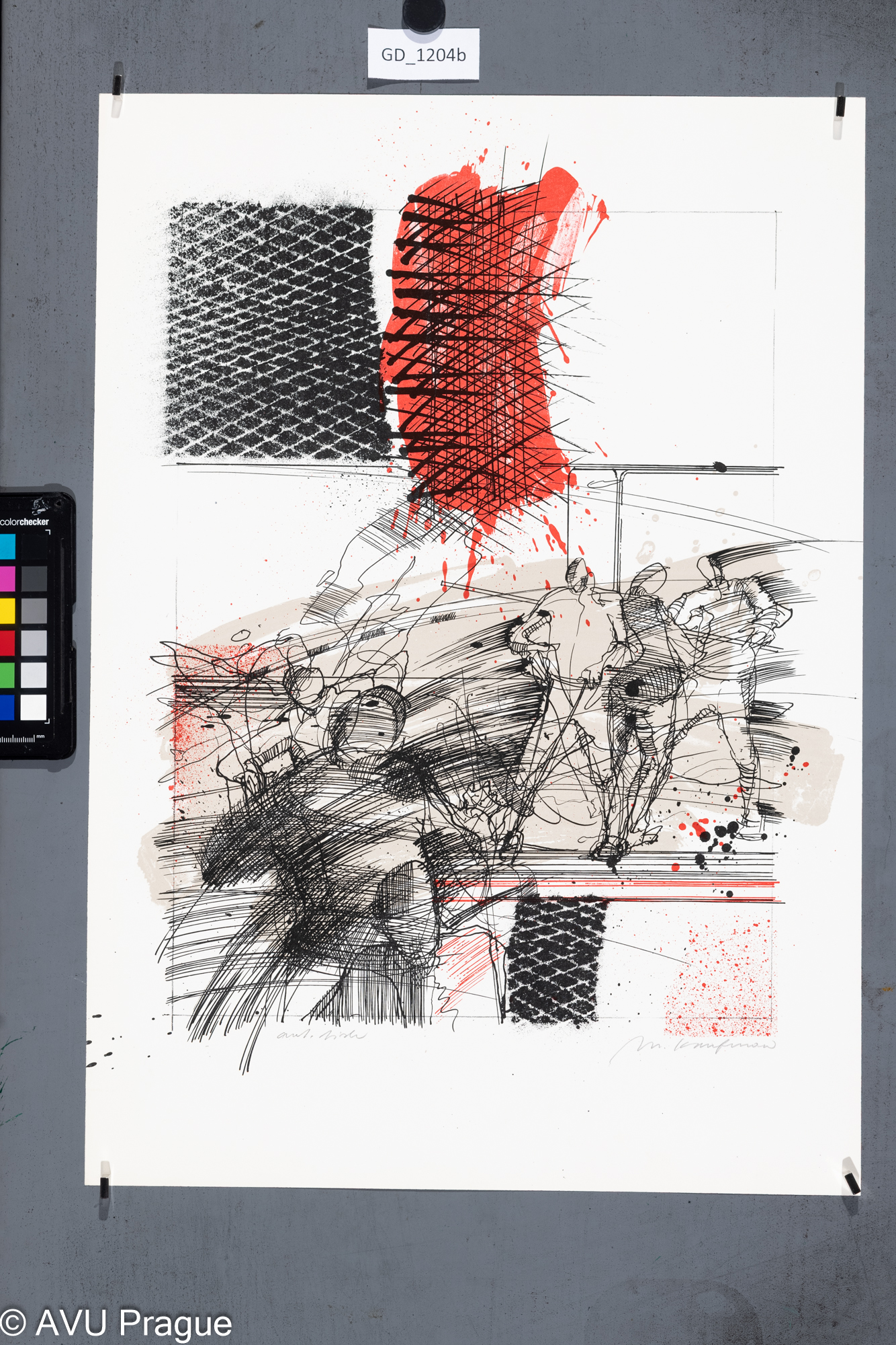 Dělníci v továrně