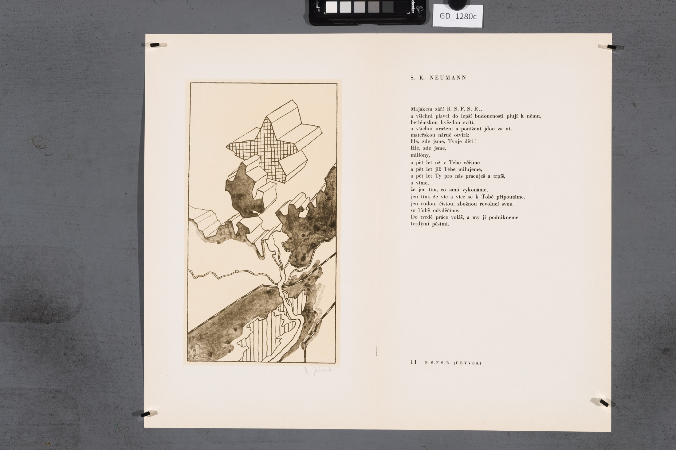 Ilustrace k básni_S.K. Neumann_R.S.F.S.R,